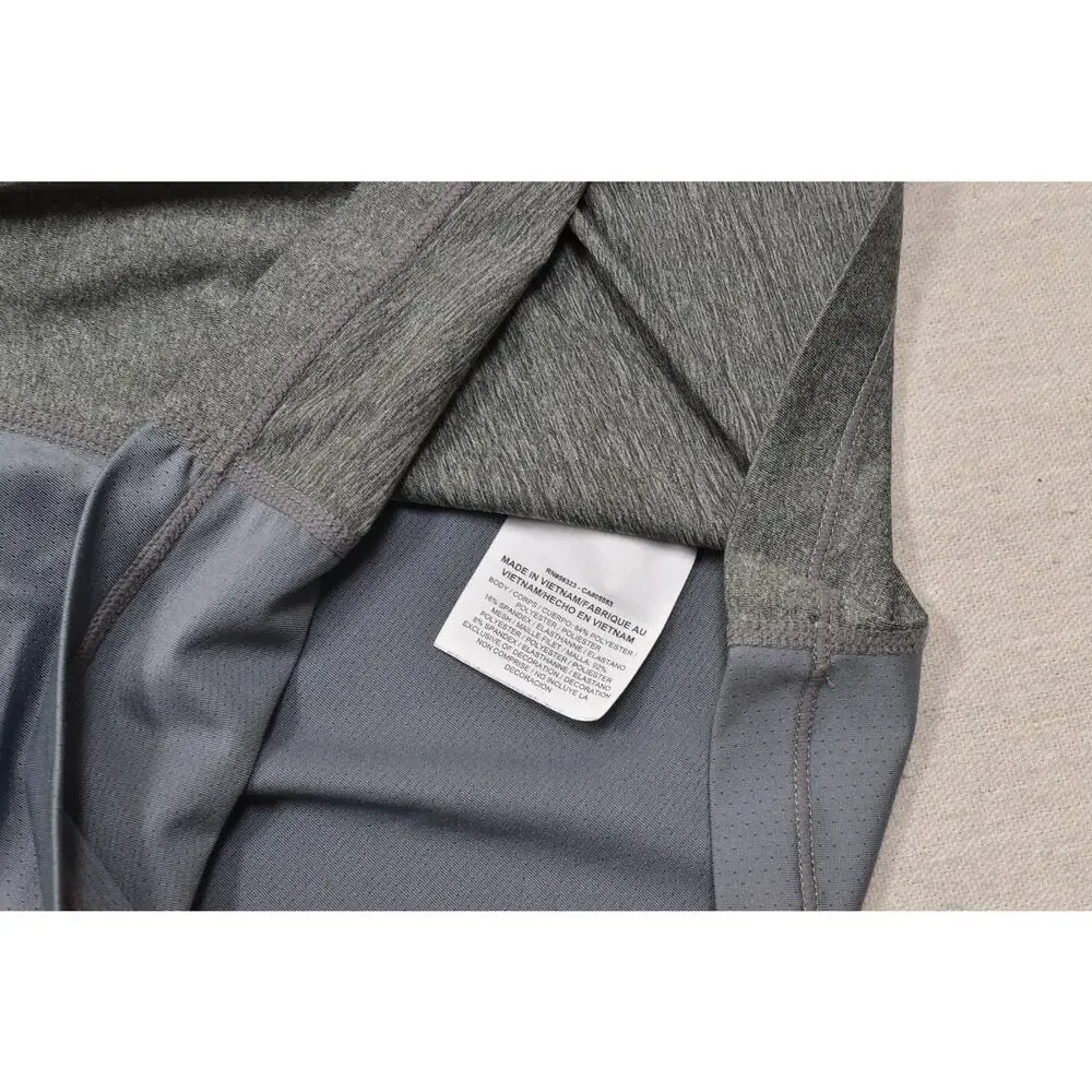 Nike Dri-Fit Women's Small Gray V-Neck Short Sleeve Athletic Training T-Shirt